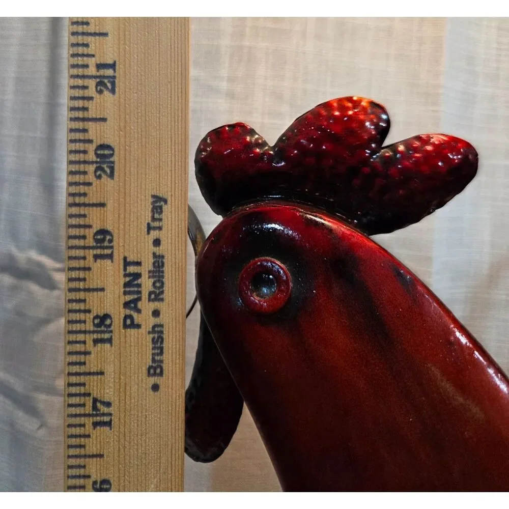 Metal Rooster Table Fan Decorative Farmhouse Electric Desk Fan 21